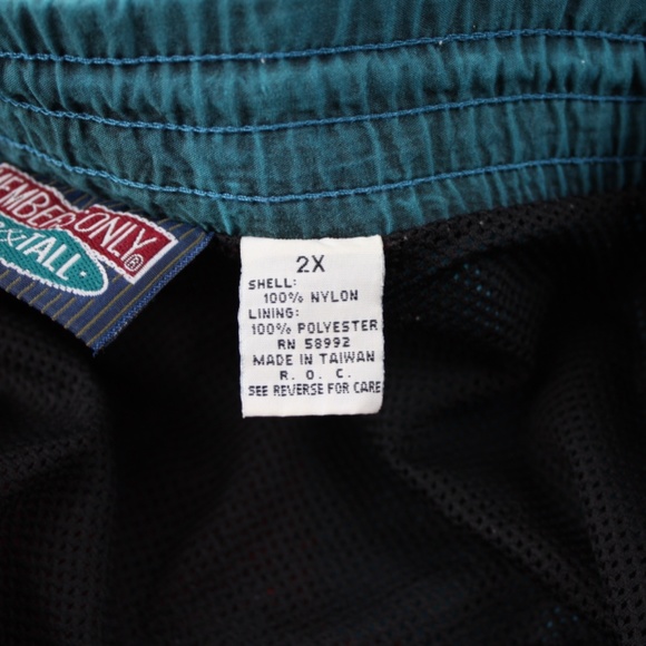 VTG Members Only Swim Trunks Maroon Blue Gray 2XL - Picture 6 of 7